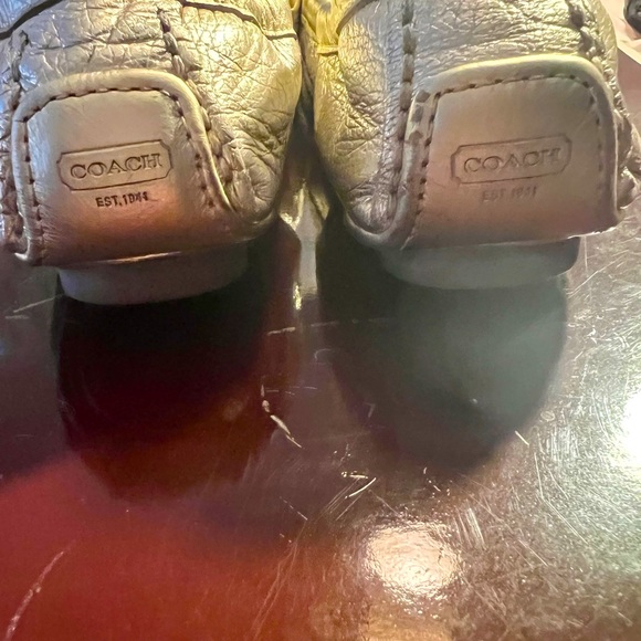 Metallic Coach Isabelle leather flats (5) - Picture 5 of 12